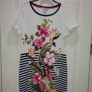 Tommy Bahama Kahuna Cascade Tee Shirt Dress, Medium